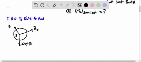 the-uniform-slender-2-mathrmkg-bar-b-d-is-attached-to-the-uniform-6-mathrmkg-disk-by-a-pin-at-b-and-