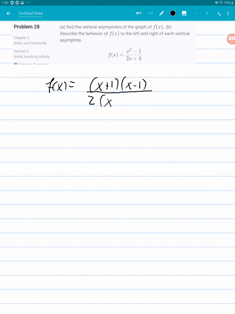 a-find-the-vertical-asymptotes-of-the-graph-of-fx-b-describe-the-behavior-of-fx-to-the-left-and-ri-2