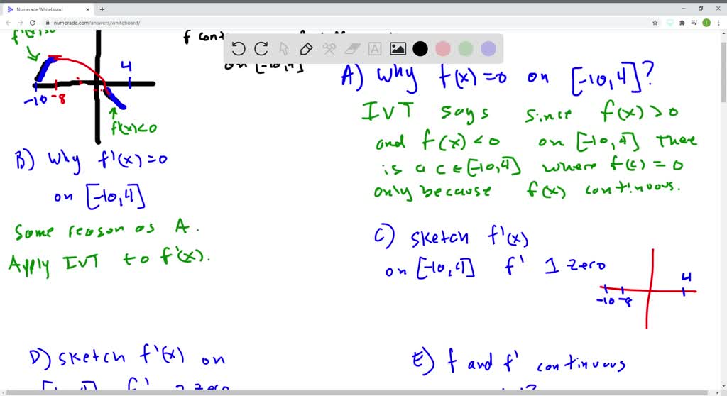 Graphical Reasoning The figure shows two parts of the graph of a ...