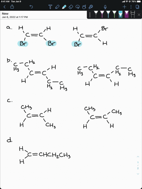 in-each-case-tell-whether-cis-and-trans-isomers-exist-if-they-do-write-structural-formulas-for-the-3