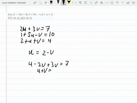 1-2-determine-whether-the-points-p-and-q-lie-on-the-given-surface-beginarraylmathbfru-vlangle-2-u3-v