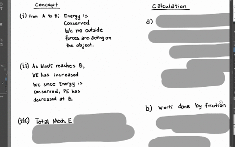 the-figure-shows-a-041-mathrmkg-block-sliding-from-mathrma-to-mathrmb-along-a-frictionless-surface-w
