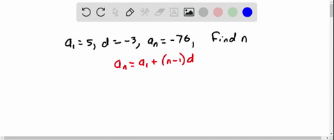 find-n-when-a_15-d-3-and-a_n-76