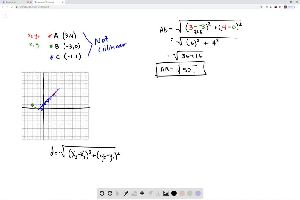 solved-are-these-points-collinear-a-a-1-2-b