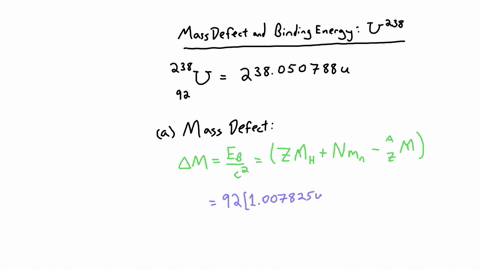 SOLVED:The most common isotope of uranium, 92^238 U, has atomic mass ...