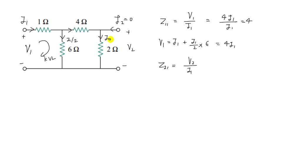 SOLVED:Find the Z parameters for the network in Fig. P16.14.