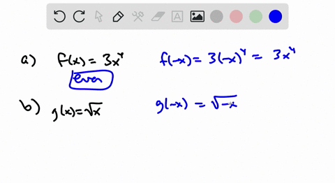 for-each-equation-below-determine-if-the-function-is-odd-even-or-neither-a-quad-fx3-x4-b-quad-gxsqrt