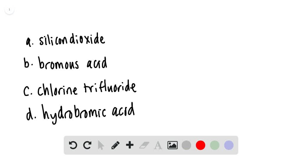 SOLVEDWrite the formula for each molecule. a. silicon dioxide c