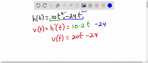 compute-the-velocity-and-acceleration-at-time-tt_0-is-the-object-going-up-or-down-ht10-t2-24-ta-t_02
