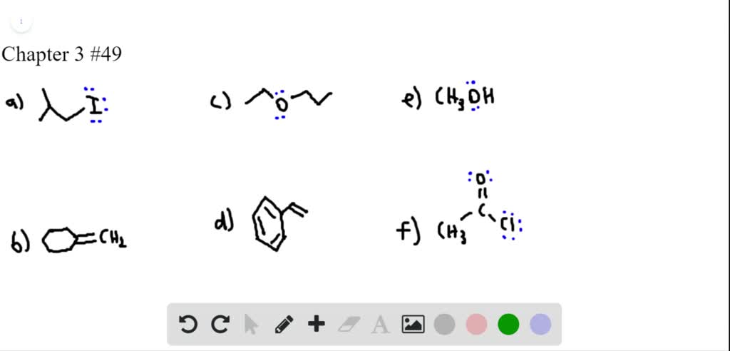 SOLVED:Label the electrophilic and nucleophilic sites in each molecule.