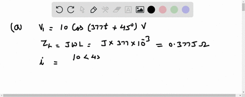 calculate-the-current-in-the-inductor-shown-in-fig-p89-if-the-voltage-input-is-a-v_1t10-cos-left377-