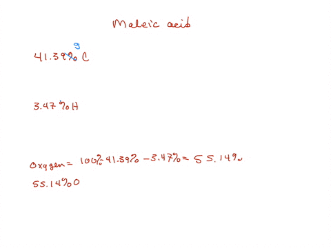 maleic-acid-is-an-organic-compound-composed-of-4139-mathrmc-347-mathrmh-and-the-rest-oxygen-if-012-3