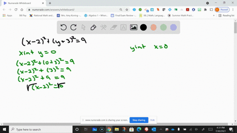 find-the-x-and-y-intercepts-of-the-graph-of-the-circle-x-22y329
