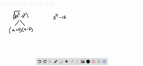 factor-the-difference-of-two-squares-x4-16