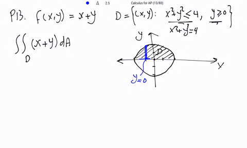 calculate-the-double-integral-of-fx-yxy-over-the-domain-mathcaldleftx-y-x2y2-leq-4-y-geq-0right