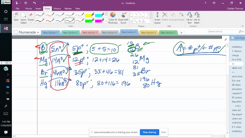 SOLVEDDetermine the mass number of (a) a boron atom with 5 neutrons