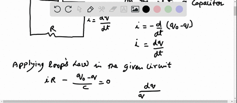 a-let-at-any-moment-of-time-charge-on-the-plates-be-leftq_0-qright-then-current-through-the-resistor