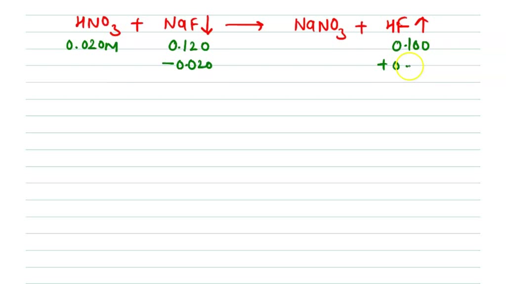 SOLVED:What is the pH of 1.00 L of the 0.100 M hydrofluoric acid- 0.120 ...