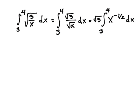 evaluate-the-definite-integral-int_34-sqrtfrac3x-d-x
