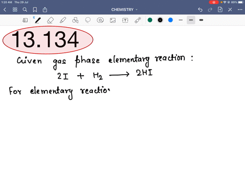 what-is-the-rate-law-for-the-following-gas-phase-elementary-reaction-2-mathrmimathrmh_2-longrightarr