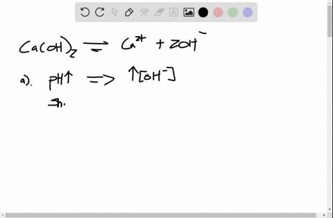 you-have-a-saturated-mathrmcamathrmoh_2-solution-what-would-you-observe-about-the-solution-when-thes