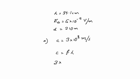a-sinusoidal-electromagnetic-wave-emitted-by-a-cellular-phone-has-a-wavelength-of-341-mathrmcm-and-a