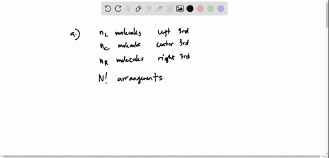 three-equal-parts-a-box-contains-n-gas-molecules-consider-the-box-to-be-divided-into-three-equal-par