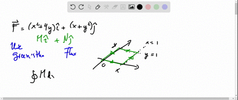 use-greens-theorem-to-find-the-counterclockwise-circulation-and-outward-flux-for-the-field-mathbf-22
