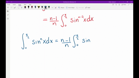 a-use-formula-9-in-section-72-to-show-that-int_0pi-2-sin-n-x-d-xfracn-1n-int_0pi-2-sin-n-2-x-d-x-qua