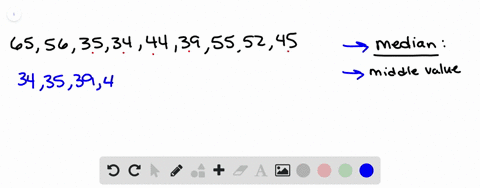 find-the-median-65-56-35-34-44-39-55-52-45