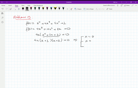 for-each-function-find-a-the-critical-numbers-b-the-open-intervals-where-the-function-is-increasi-33