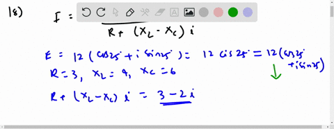 Solved Electrical Current The Alternating Current In An Electric Inductor Is I Frac E Z Amperes Where E Is Voltage And Z R X L I Is Impedance If E 8 Left Cos Circ I Sin Circ Right R 6 And X L 3 Find The Current Solved Electrical Current The Alternating Current In An Electric Inductor Is I Frac E Z Amperes Where E Is Voltage And Z R X L I Is Impedance If E 8 Left Cos Circ I Sin Circ Right R 6 And X L 3 Find The Current