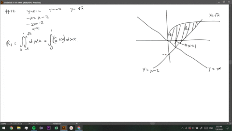 sketch-the-region-bounded-by-the-given-lines-and-curves-then-express-the-regions-area-as-an-itera-24