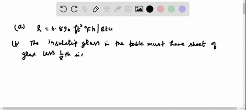SOLVED:Calculate the R -value of (a) a window made of a single pane of ...