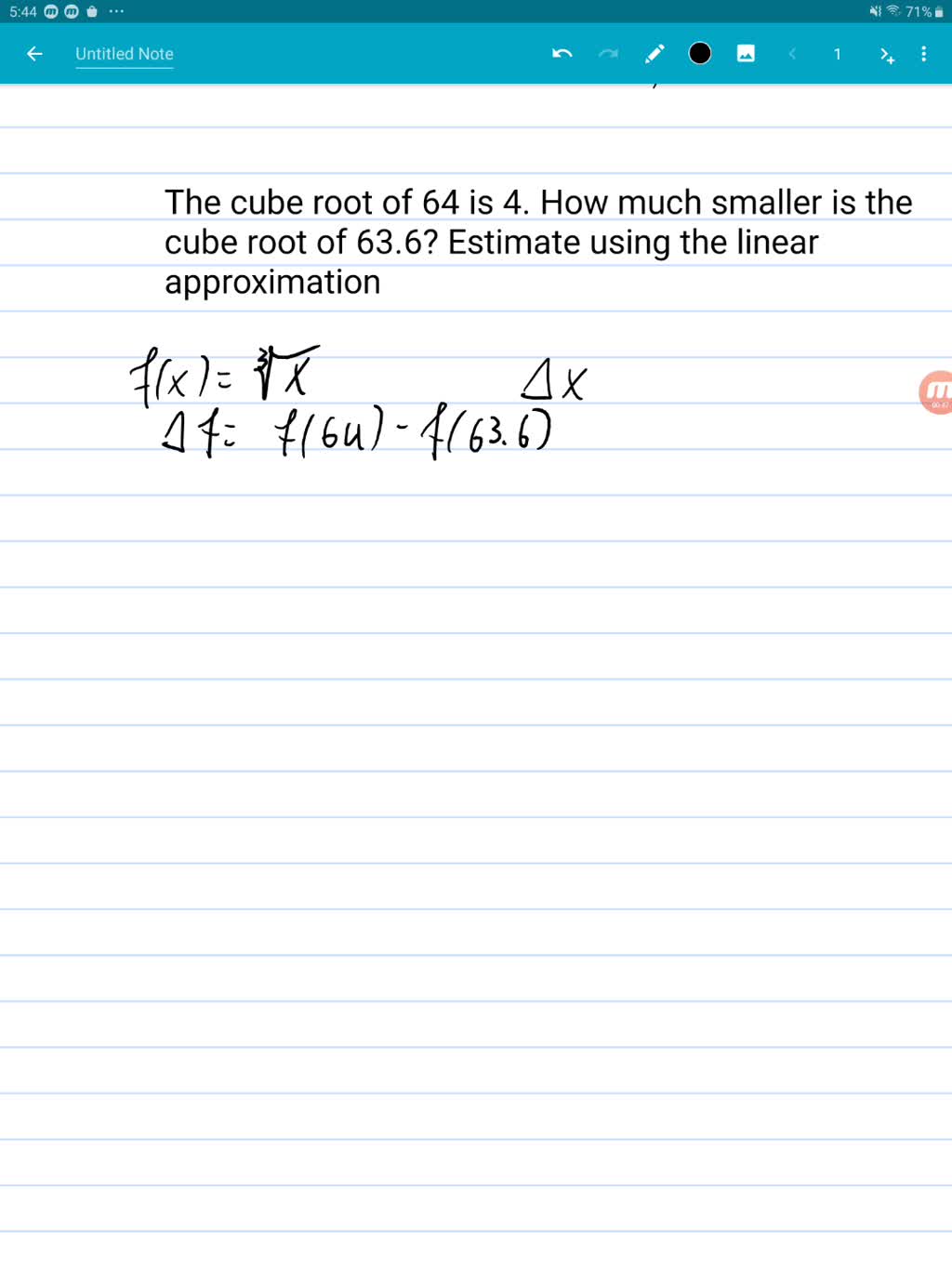 SOLVED The Cube Root Of 64 Is 4 How Much Smaller Is The Cube Root Of 