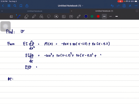 the-beam-is-subjected-to-the-load-shown-determine-the-equation-of-the-elastic-curve-e-i-is-constan-3