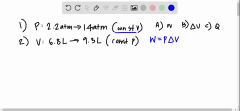 ii-consider-the-following-two-step-process-heat-is-allowed-to-flow-out-of-an-ideal-gas-at-constant-3