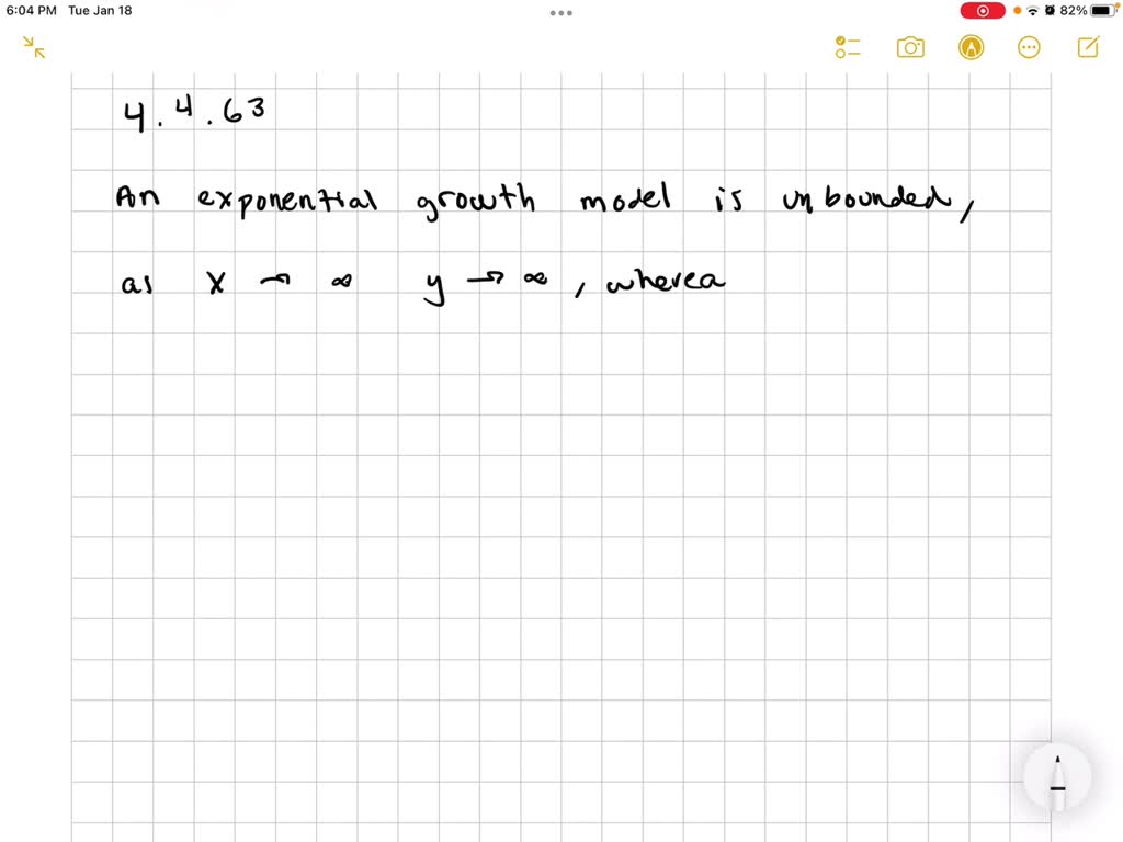 Explain The Difference Between An Exponential Growth Model And A Logistic Growth Model Numerade Explain The Difference Between An Exponential Growth Model And A Logistic Growth Model Numerade