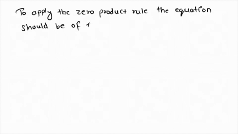the product of a number and zero is always answer