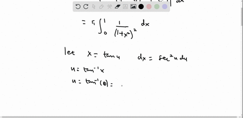 the-region-bounded-by-the-graph-of-fxfrac11x2-and-the-x-axis-between-x0-and-x1-is-revolved-about-the