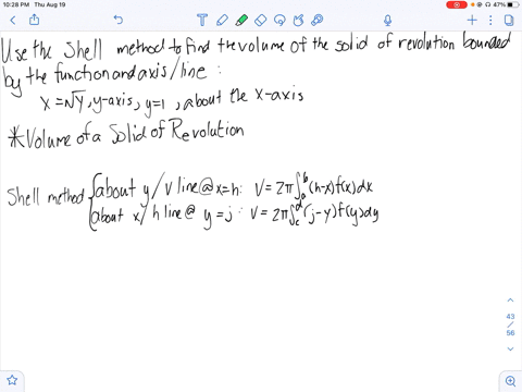 use-the-shell-method-to-find-the-volume-of-the-solid-of-revolution-generated-by-revolving-the-regi-7