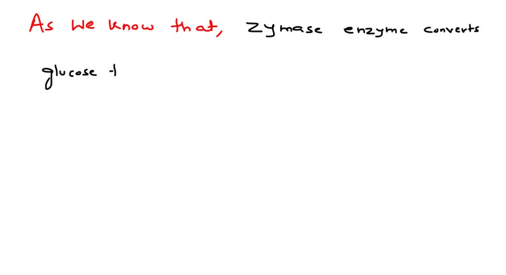 SOLVEDWhich enzyme converts glucose to ethanol? (a) diesterase (b