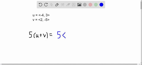 perform-the-indicated-vector-operation-given-mathbfulangle-43rangle-and-mathbfvlangle-2-5rangle-5mat