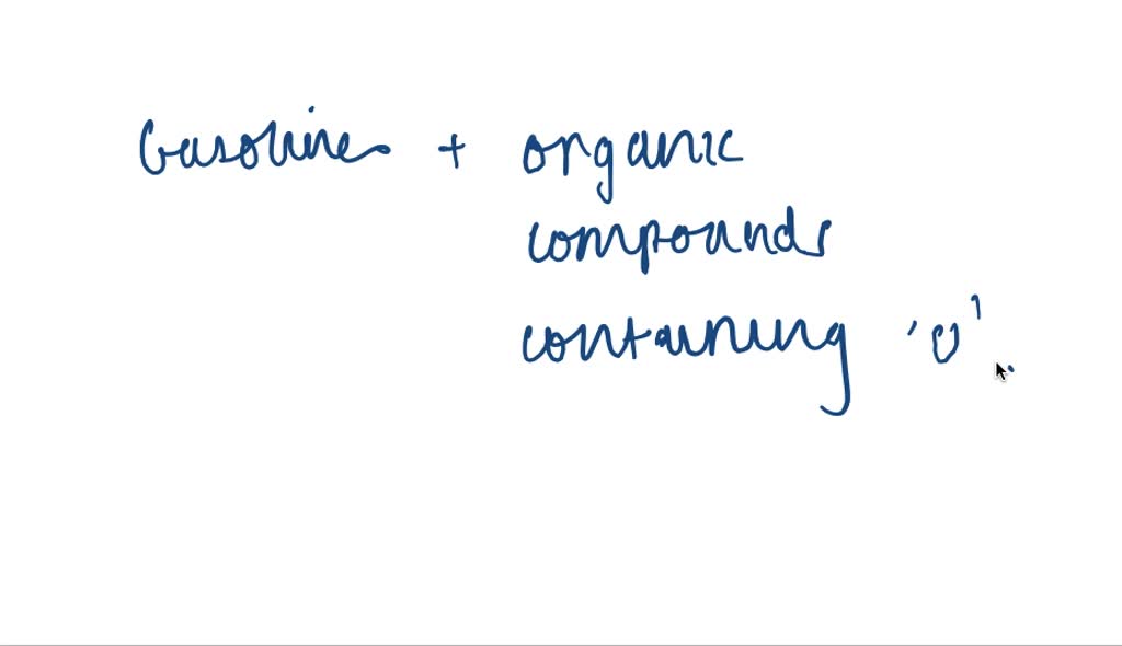 SOLVEDWhat is the difference between oxygenated gasoline and reformulated gasoline? Why are