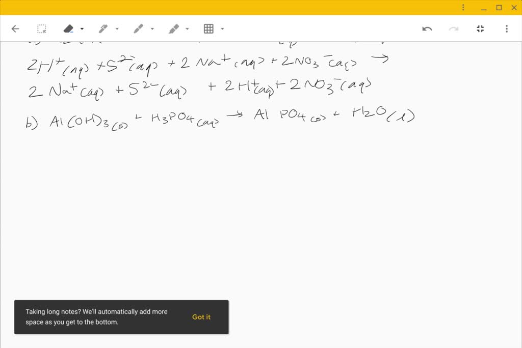 SOLVEDWrite balanced (i) formula unit, (ii) total ionic, and (iii) net