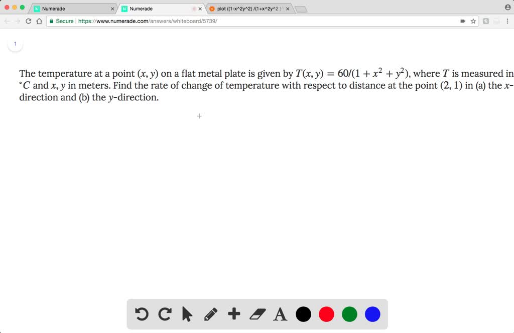 Video The Temperature At A Point X Y On A Flat