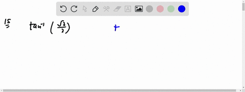 find-the-exact-radian-value-tan-1-fracsqrt33
