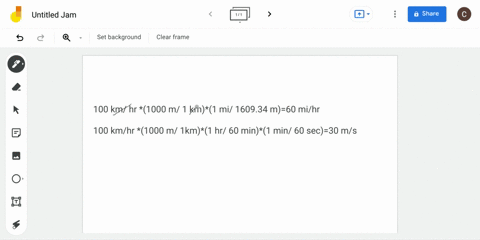 SOLVED:The speed limit on limited-access roads in Canada is 100 km / h ...