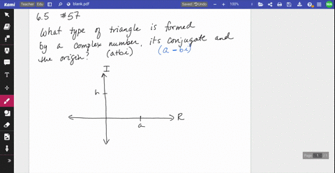 the-points-corresponding-to-a-complex-number-and-its-complex-conjugate-are-plotted-in-the-complex-pl