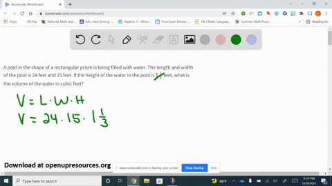 a-pool-in-the-shape-of-a-rectangular-prism-is-being-filled-with-water-the-length-and-width-of-the-po